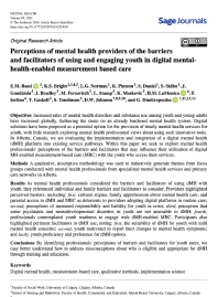 Perceptions of mental health providers (May 2024)