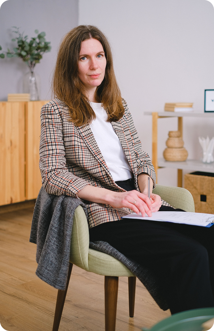 Clinician reviewing patient data